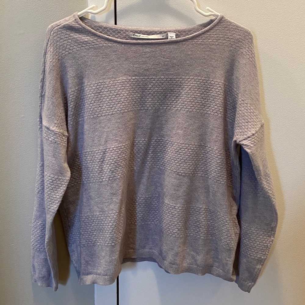 Only Light Grey Sweater